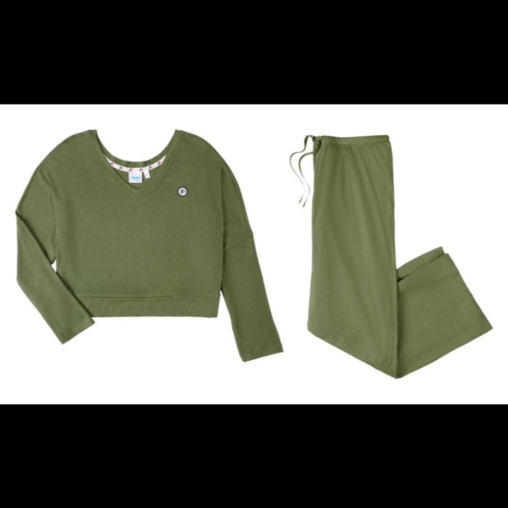 595 ALDI ribbed lounge set Lyocell